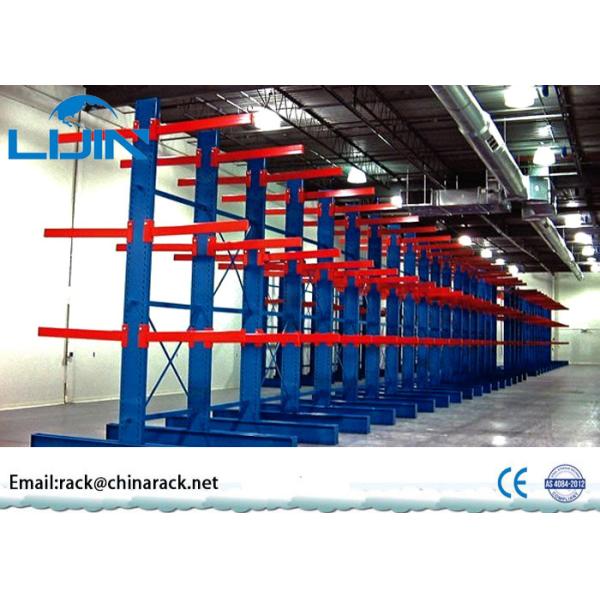 Customized Warehouse Storage Racks / Adjustable Cantilever Racking System
