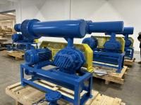 Tipo eficacia alta 60-100kpa de tres lóbulos del ventilador de alta presión rotatorio de las raíces