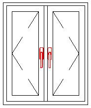 Upvc Vinyl Plastic Double Glazed Windows Right Outswing Exterior Door ODM