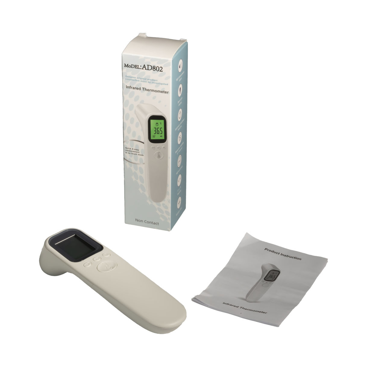 Small Electronic Baby Forehead Thermometer Non Contact 3-5cm With Stable And Accurate Sensors