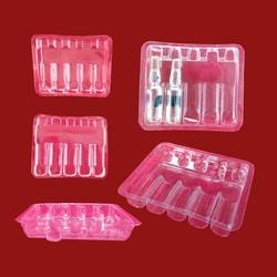 inserção de empacotamento plástica médica branca Tray For Vial da bolha de 1.8mm PP 10ml