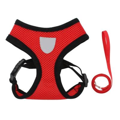 Conception respirable Cat Vest Harness de Mesh Puppy Chest Harness Simple