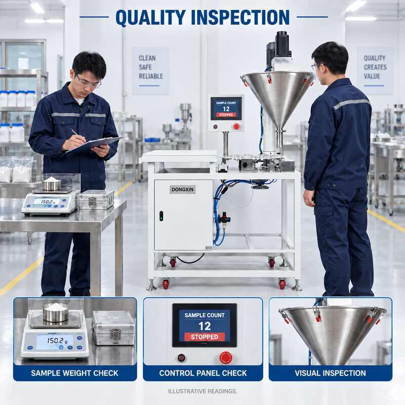 High Precision Automatic Weighing Machine with PLC Touch Screen and Customizable Weighing Range