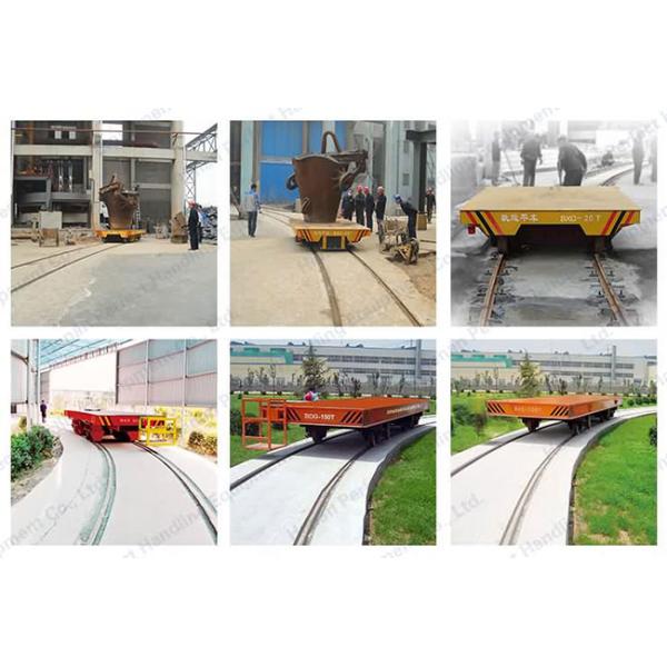 Automation Operation Heavy Duty Plant Trailer / Motor Material Transfer Trolley