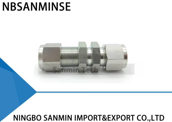 Encanamento apropriado pneumático de aço inoxidável Sanmin de alta qualidade cabendo da união SS316L do anteparo dos BU