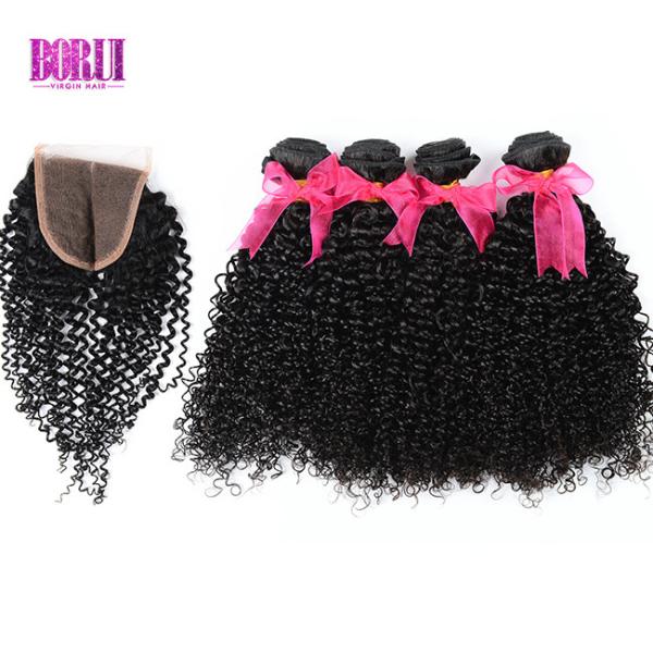 Kinky Curly Virgin Peruvian Human Hair 100% Virgin Peruvian Hair Deep Curly Bundles