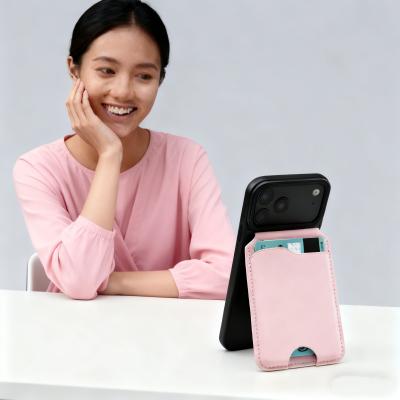 Standing Magsafe Card Wallet 4 Cards With Kickstand Function