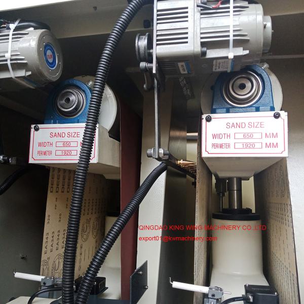 RPS1300R-R Lacquer wooden board sanding machine wide belt sander max. working width 1300mm