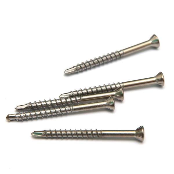 Torx Tamper Proof Security Stainless Steel 410 Oval Head Self Drilling Decking Screw Wood Thread