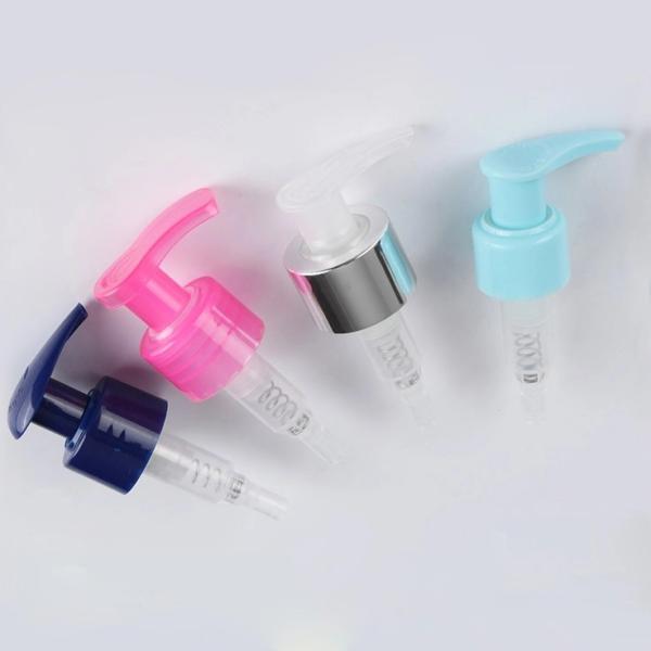 Plastic  Silver 24 / 410 Lotion Dispenser Pump