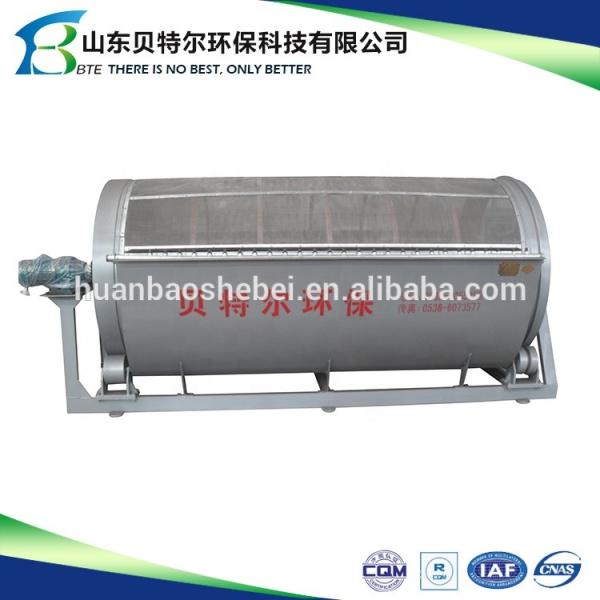 Carbon Steel or Stainless Steel Gearbox 1-180 Tons Water Micro Wastewater Treatment Filter Machine