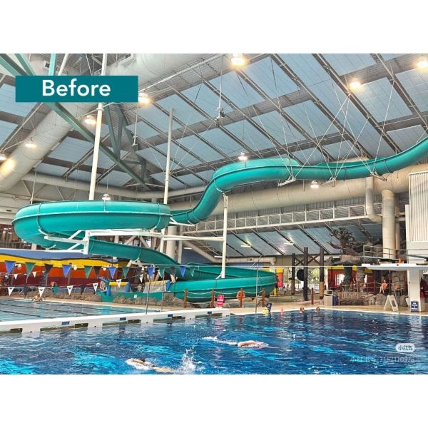 14m/s Max Speed Water Amusement Park Equipment Aqua Water Slide 304 Stainless Steel