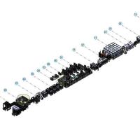 L'assemblage de la batterie au lithium est assuré par une ligne de production automatique.