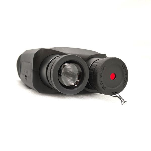 óculos de proteção 5x binocular 35mm da visão noturna NV600 de 300m pro tela grande de 3,5 polegadas