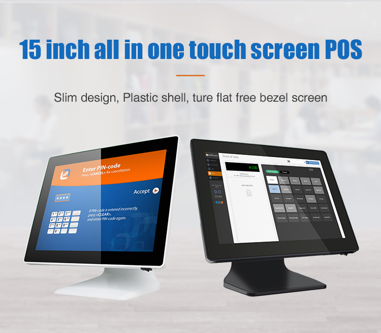 Система 1024x768 POS кассового аппарата экрана RoHS двойная для ресторана