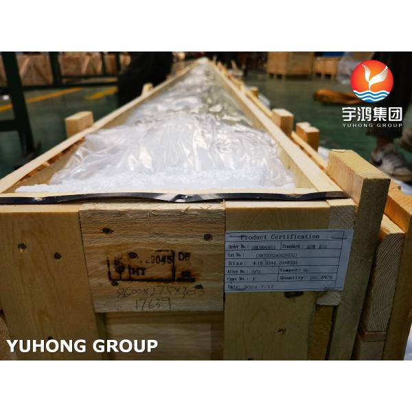 ASTM B111 C68700 Seamless Copper Alloy Tubes High Thermal Conductivity Corrosion Resistance for Heat Exchangers Boilers