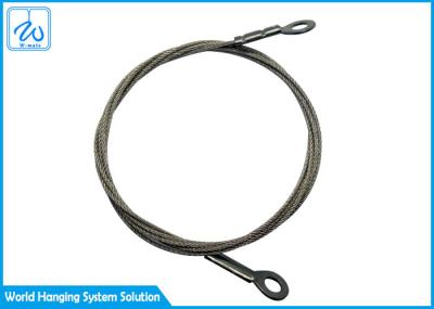 estilingues de alta elasticidade do equipamento do equipamento da corda de fio 7x19 que penduram o hardware com olhos da extremidade