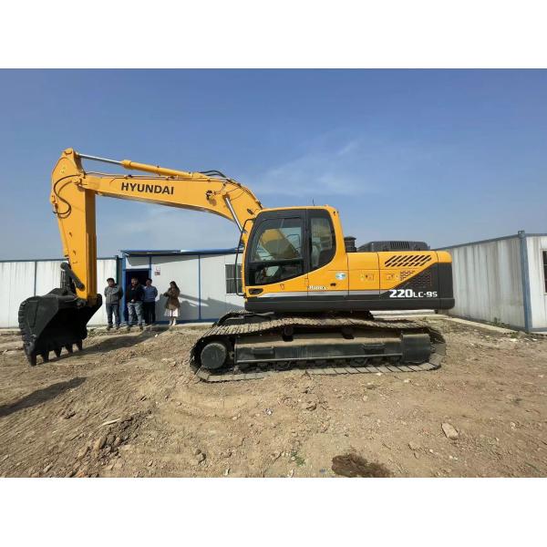 Корейские 22 тонны Подержанные экскаваторы Hyundai 220 Тяжелый гидравлический буксир Оригинальный