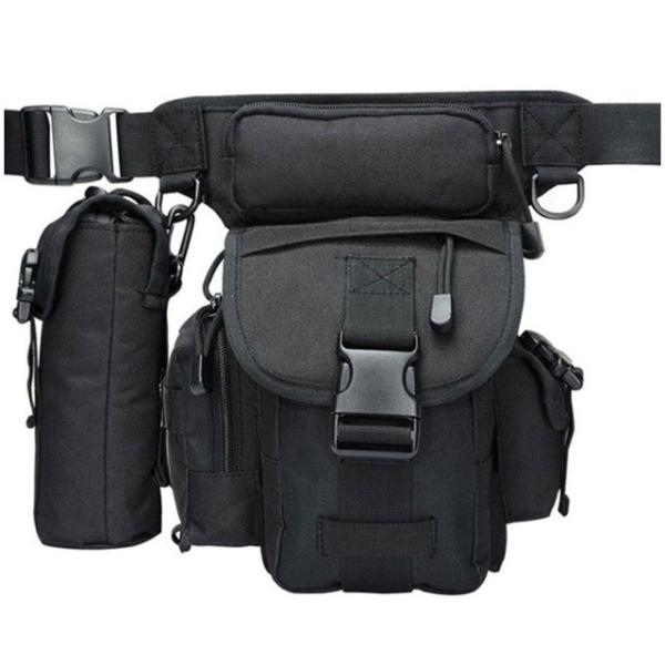 Waterproof Oxford Drop Leg Military Fanny Pack Thigh Belt Hip Bum Multi Functions