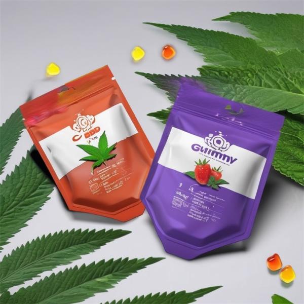 Raw Traceability Recyclable Printed Mylar Bag Smell Proof Moisture proof Weed Flower Packaging