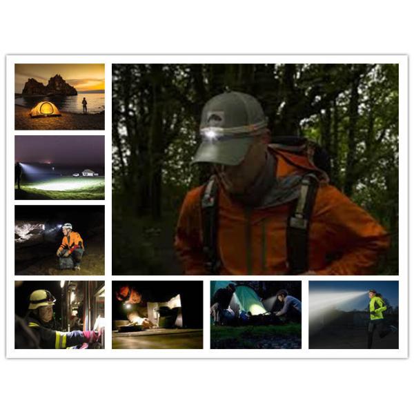 Lightweight 250 Lumens Outdoor Trail Running Head Torch Wide Beam Pattern