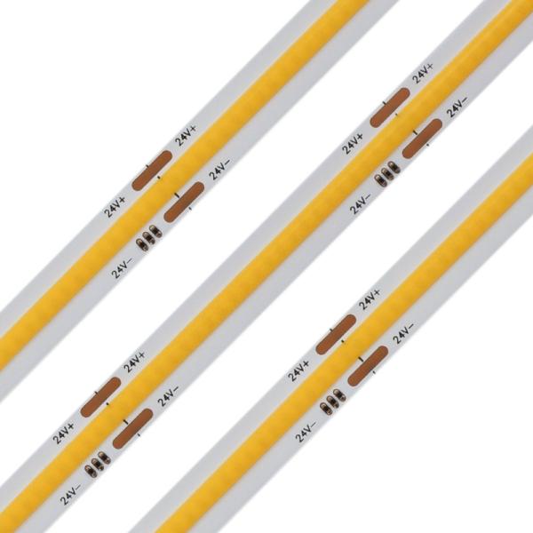DC12V 24V 1000lm Super Brightness Flexible PCB COB LED Linear Strip