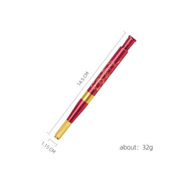 Red Lucky Eyebrow Microblade Needle Tattoo Manual Pen