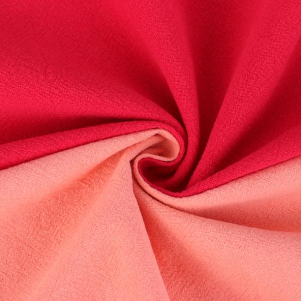 Red 15*15 45% Linen 55% Cotton Linen Dress Fabric 190gsm Comfortable