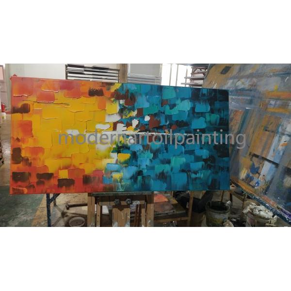 Handmade Abstract Canvas Painting Thick Acrylic Oil Wall Art Paintings
