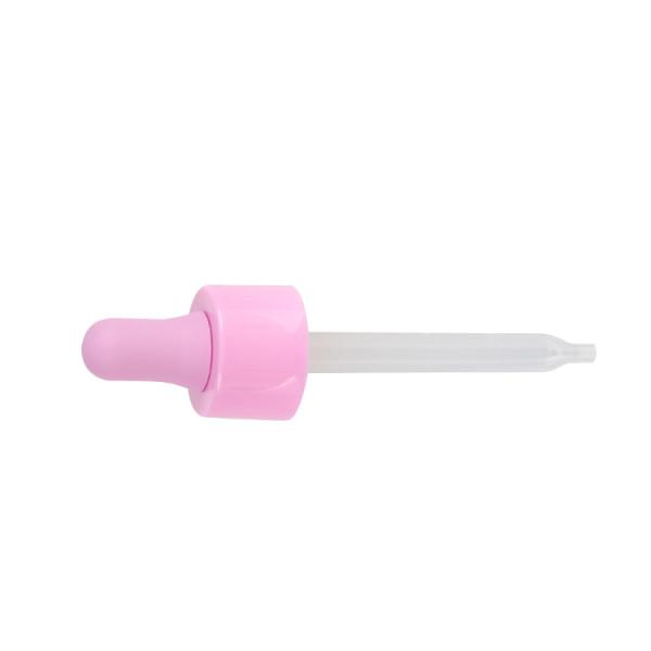 20/410 Nipple Shaped Plastic Cosmetic Dropper Closure Leak Proof Essential Oil Dropper
