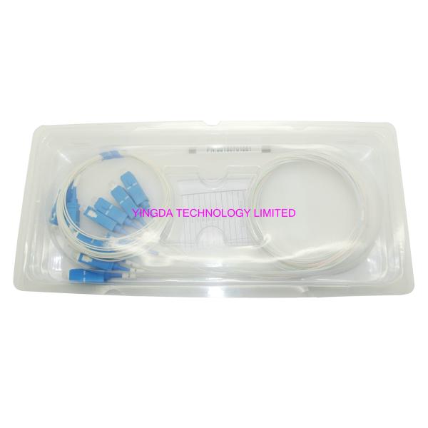 SC/UPC Coupler Fiber Optic PLC Splitter 2X8 900um 9/125um SM 1Meter G657A LSZH