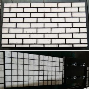 Цемент и минируя износоустойчивые выравниваясь плитки носки парашюта транспортера керамические