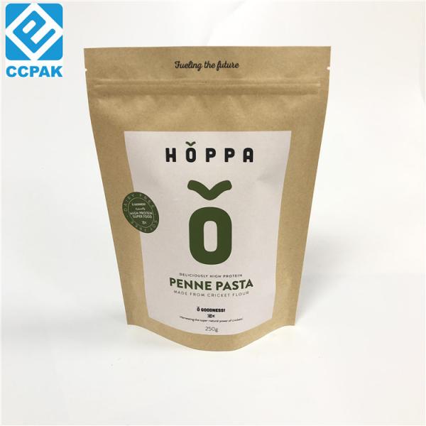 Aluminum Foil Snack Bag Packaging Coffee Paper Bags Matt Finish Surface For Tea