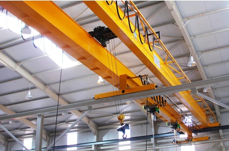 Zehua Double Crane European Model Type Efb Pellet Winch Type Double Girder Overhead Crane