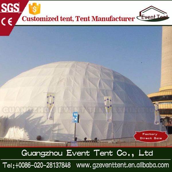 Steel Q235 Frame Geodesic Dome Tent Hotel / Fashion Party Ten