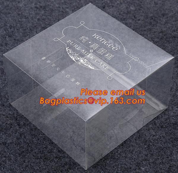 Oem Clear Plastic Soft Crease Folding box for brush packaging, plastic boxes PVC plastic rectangle fold box packaging PV