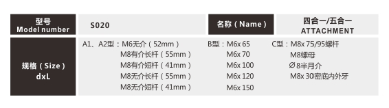 Knock Down Kitchen Connector Bolts , Zinc Alloy Iron Bolts And Nuts For Furniture