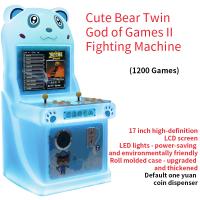 Machine d'arcade à deux joueurs de 19 pouces avec jeu de machines de combat God of Games