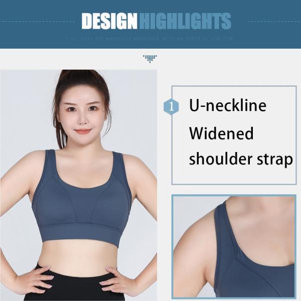 Sexy Mesh Plus Size Sports Bra Gathered Nylon Spandex 3 Colors