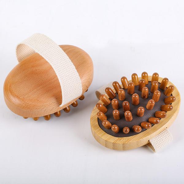 Health Care Wooden Airbag Massage Brush Comb for Solid Wood Cushion Head Scalp Massager