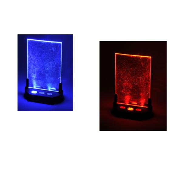 433MHZ luz LED sistema de llamada inalámbrico de equipos de restaurante con tres teclas en el lado doble