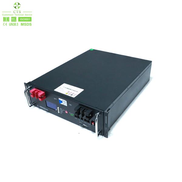 CTS Lifepo4 bateria solar 48v 150ah bateria de armazenamento de energia doméstica 7.2kWh gabinete