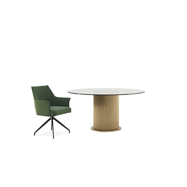 Italian Modern Minimalist Glass Top Dining Table Modern New Design Luxury Tempered Glass Mirrored Dining Table for Room