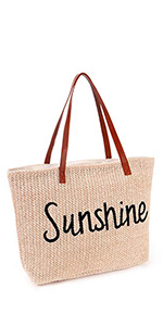 Extra Large Canvas Beach Bag With 2 Side Pockets for Beach, Travel, Cruise, Shopping, Ideal Gift for Women