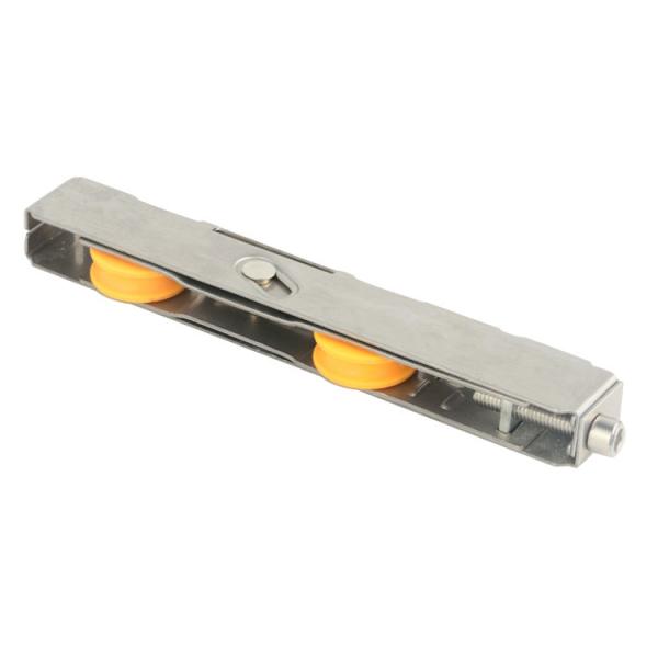 201 304 Stainless Steel Frame High Carbon Steel Bearing Nylon U Shape Pulley Wheel Stainless Steel Door Rollers