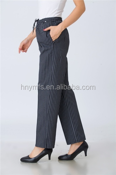 Top Quality Custom Design Workwear Chefs Clothing  Chef  Pants for women
