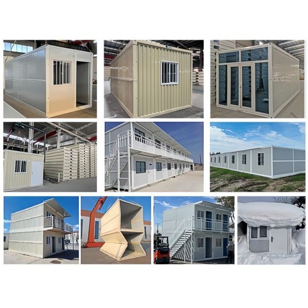 20ft Prefab Folding Container House Portable Folding Modular Mobile Container Anti Wind