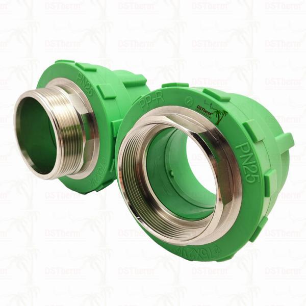PPR Male Threaded Coupling Plastic PPR Pipe Fittings 75*2 1/2