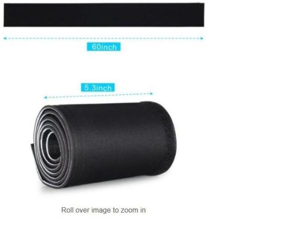 Velcro Cable Protection Tube , Open Harness Protection Sleeve Sticky Covered Wire Insulation Tube