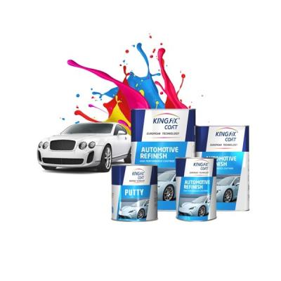 CAS 79-10-7 Bright Blue 2K Spray Paint SGS Automotive Top Coat Paint